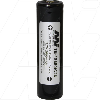 MI Battery Experts TB-18650IC26-BP1